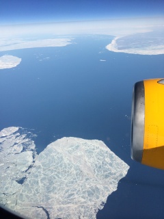 Off the northern coast of Canada